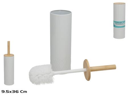 Держатель с туалетной щеткой, белый, 9.50 x 9.50 x 40.00, BATH&GO (8445393544311)