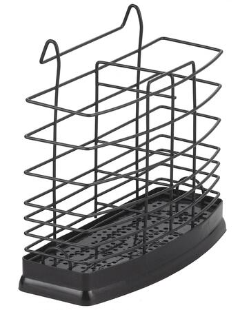 Rosberg 55R53003BB galda piederumu turētājs, melns, 16,6 × 15,8 × 6,5 cm (55R53003BB)