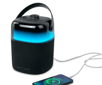 Lādējams Bluetooth karaoke skaņu sistēma ar bezvadu mikrafonu un gaismas mūziku 30 W, MUSE, M 520 KA (M 520 KA)