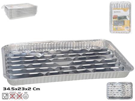 Алюминиевые противни (3 шт.), 34,5 x 23 x 2 см, KITCHEN&GO (8445393415642)