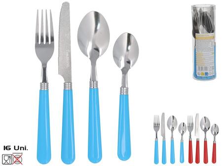 16 gabalu virtuves piederumu komplekts, 2 dizaini, 21,6 x 27 x 1 cm, KITCHEN&GO (8445393371009)
