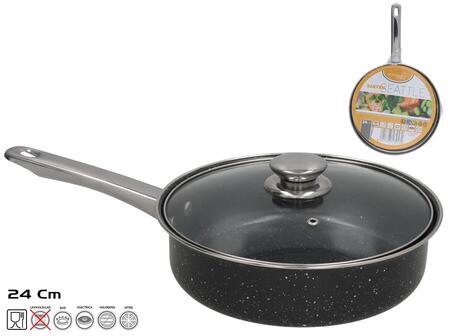Panna ar vāku 24 cm, 24x39,5x10 cm, KITCHEN&GO (8445393534572)