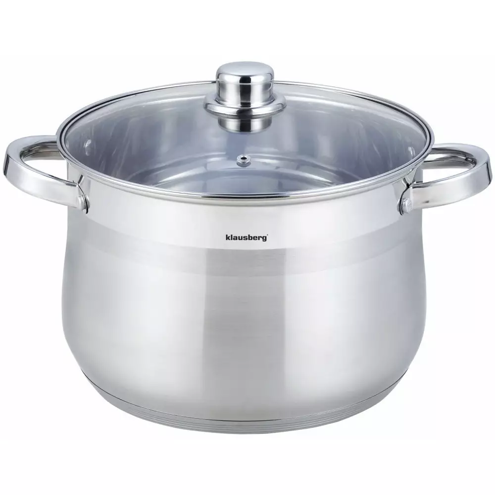 Tērauda katls ar vāku Ø24cm 8.6L Kinghoff  KB 7163 (KB 7163)