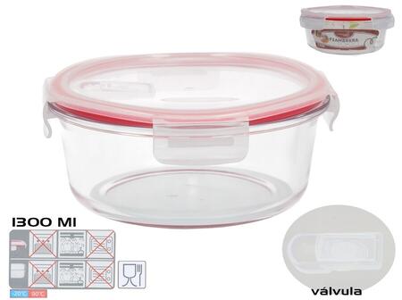 Apaļa pusdienu kārba 1300 ml, 8,5 x 20 x 20 cm, KITCHEN&GO (8445393578736)