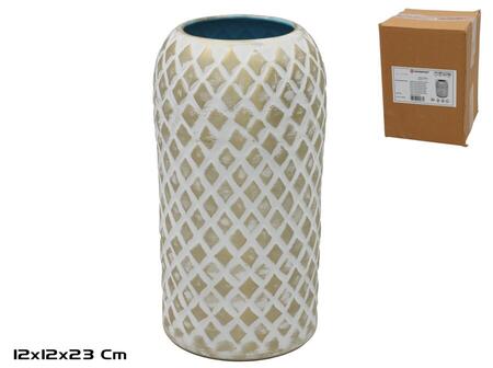 Ваза, 12 x 12 x 23 см Walaba, DECORLIFE (8445393598451)
