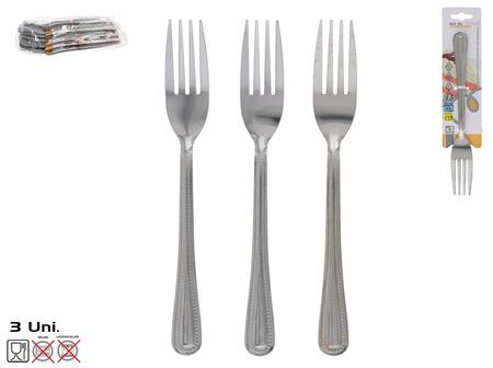 Набор вилок, 3 шт., 21 x 1 x 4,5 см, KITCHEN&GO (8430540413329)
