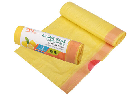 Мешки для мусора AROMA BAGS 60 л, аромат цитруса, 10 шт., 18.5 x 5 x 5, 00764, Simple Solution (00764)