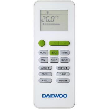 Daewoo gaisa kondicionieris DAC 12CHSDB NK, 12000 Btu, invertors, Wi-Fi funkcija, līdz 42m telpai* (DAC 12CHSDB NK)