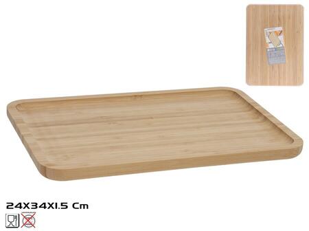 Бамбуковый поднос, 24.00 x 34.00 x 1.50, KITCHEN&GO (8445393420035)