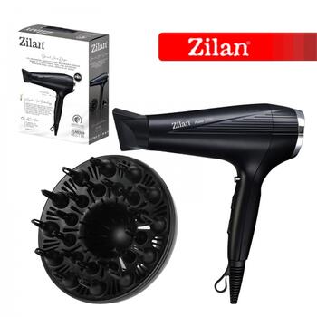 Matu fēns Zilan ZLN 9389, 2200W, 2 ātrumi, difuzors, 3 temperatūras līmeņi* (ZLN 9389)