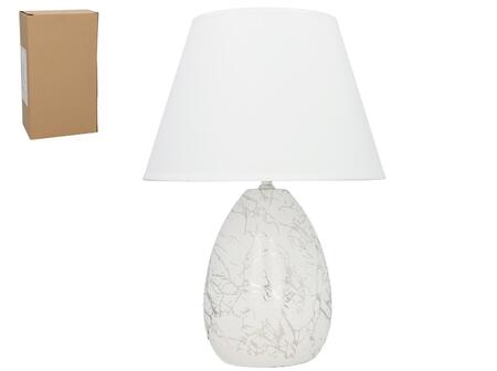Лампа Anhur, серебристая, 30.00 × 30.00 × 43.00 см, DECORLIFE (8445393417981)