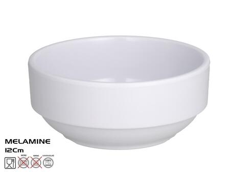 Классическая белая миска 12x5,4 см, KITCHEN&GO (8445393535296)
