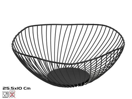 Металлическая фруктовница 25,5 x 10 см, KITCHEN&GO (8445393557281)