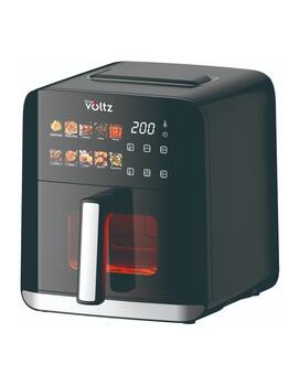 Gaisa fritieris Oliver Voltz 5OV51980CE, air fryer 1200W, 4L LED krāsains displejs, 10programas (5OV51980CE)