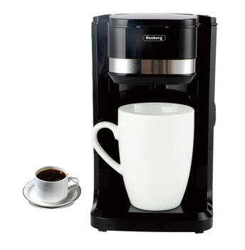 Кофеварка, 350W, резервуар для воды 150ml с одной чашкой 125 ml, 555R51170D, Rosberg (555R51170D)
