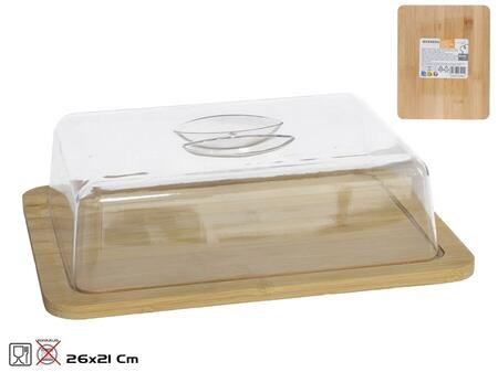 Сырница с крышкой 26 x 21 см, 7,5 x 26 x 21 см, KITCHEN&GO (8445393030012)