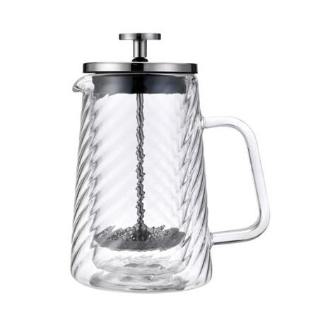 Virzuļa tipa kafijas/tējas pagatavotājs, stikla, 0.35 L, Klausberg, KB 7762 (KB 7762)