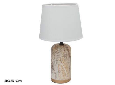 Керамическая настольная лампа Paloma, 18.00 × 18.00 × 30.50 см, DECORLIFE (8445393572161)