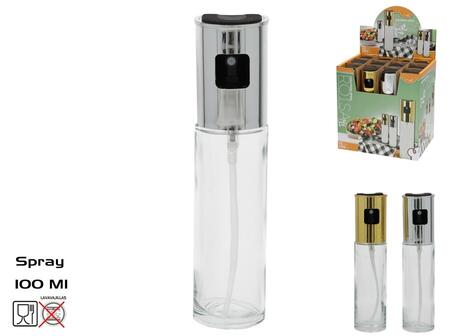 Plastmasas eļļas/etiķa smidzinātājs 100 ml, 4,3x4,3x18 cm, KITCHEN&GO (8445393535043)