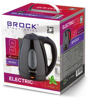 Электрический чайник BROCK WK 0604 BK 1.8л, 1500Вт (WK 0604 BK)