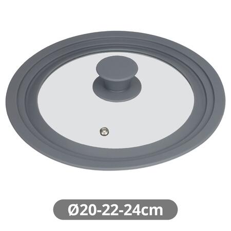 Универсальная крышка для сковороды 20/22/24 см, 401015009, Vassary (401015009)
