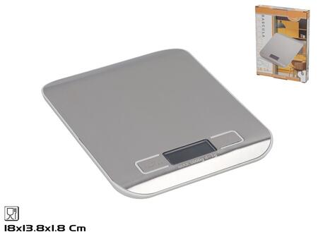 Цифровые кухонные весы 5 кг, 18 x 14 x 2 см, KITCHEN&GO (8445393420844)