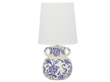 Keramikas galda lampa, 16.00 × 16.00 × 31.00 cm, DECORLIFE (8445393484471)