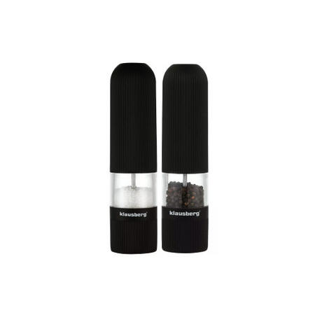 2 elektrisko garšvielu dzirnaviņu komplekts, melnas, 60 ml, Klausberg, KB 7574 (KB 7574)