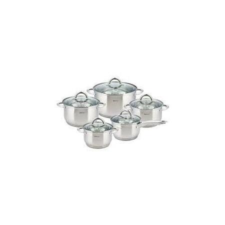 Virtuves katlu komplekts, 2*2.1L, 2.9L, 3.9L, 6.6L ,10 priekšmeti, Kinghoff KH 4449 (KH 4449)
