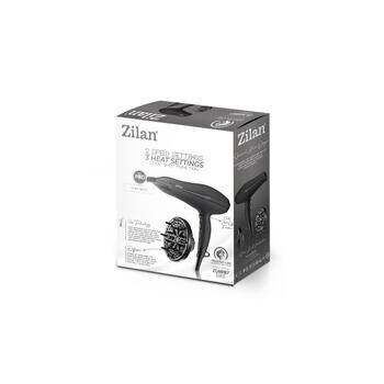 Фен Zilan ZLN 9167, 3 температурных режима, 2 скорости, ионизационная функция, мощность 2200 Вт (ZLN 9167)