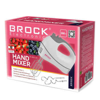 Миксер BROCK HM 4002 WH 300W (HM 4002 WH)