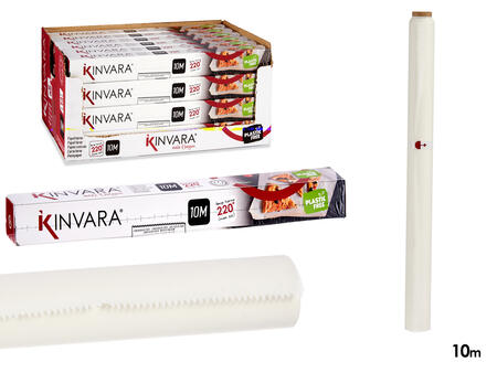 Бумага для выпечки в рулоне 10 м, 3.5×38.5×3.5 см, 87078, Kinvara (87078)