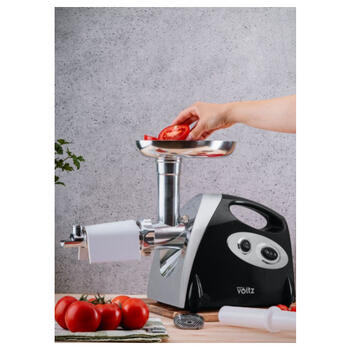 Мясорубка с насадкой для томатов, 1400 W, чёрная, 55V51991AB, Oliver Voltz (55V51991AB)
