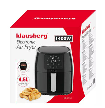 Karstā gaisa friteris, 4.5L air frayer 1400W, KB 7551* (KB 7551)