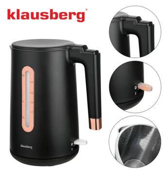 Электрический чайник Klausberg KB 7889, объем 1,7 л, мощность 2200 Вт. (KB 7889)