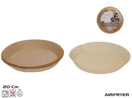 Cepampapīrs x 50 gab. gaisa fritierim, 4,5 x 20 x 20 cm, KITCHEN&GO (8445393379340)