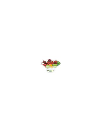 Цифровые кухонные весы Rosberg R51651B, 5 кг, чаша, батарейки, ЖК-экран, белые (555551651B)