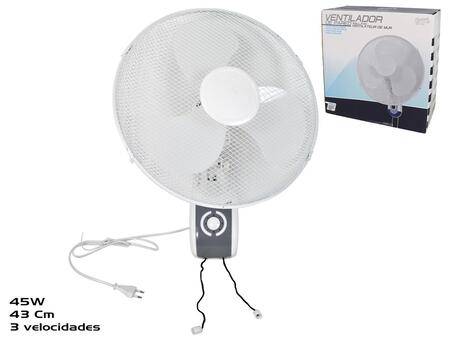 Uz sienas stiprināms ventilators, 45W, 40.00 x 40.00 x 45.00, SUMMER ENJOY* (8430540880381)