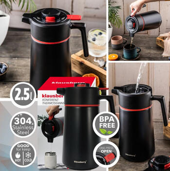 Termoss, 2.5L melns, Klausberg  KB 9013* (KB 9013)