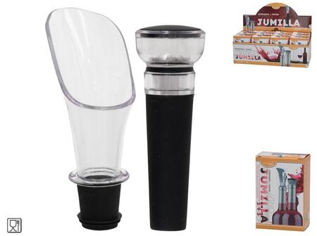 Vīna dozators un korķa komplekts, 5.00 x 3.70 x 9.50, KITCHEN&GO (8445393546056)