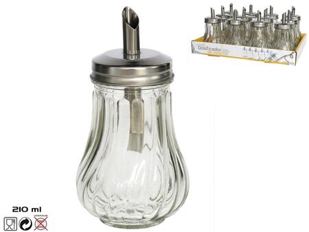 Stikla garšvielu trauks 0,21L izmērs 13 × 7 × 7 cm, KITCHEN&GO (8430540274067)