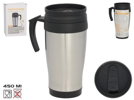 Tērauda termokrūze 450 ml 16,5 x 11,5 x 8 cm KITCHEN&GO (8445393371368)