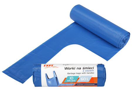 Мешки для мусора с ручками 60 л / 10 шт., 15.5 x 4.5 x 4.5, 10712, Simple Solution (10712)