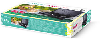 Газовая плита с тремя конфорками BROCK GS 2003 BK (GS 2003 BK)