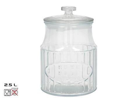 Vintage stikla burka, 2.5 l, 15.50 x 15.50 x 23.00, KITCHEN&GO (8445393528519)