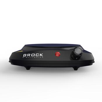 Vienriņķa infrasarkanā plīts, keramika BROCK HPI 3001 BK, 1200W (HPI 3001 BK)