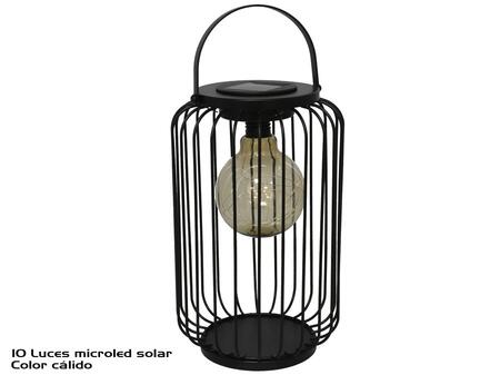 Солнечный фонарь, 10 LED, 17.40 x 17.40 x 28.00, GARDEN ENJOY (8445393423616)