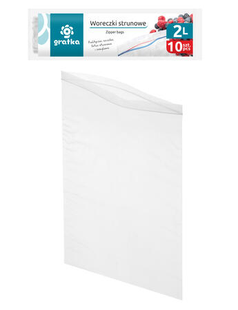 Пакеты GRATKA Ziplock 2л, 10 шт, 2 х 24,5 х 7,5см, 30201, Гратка (30201)