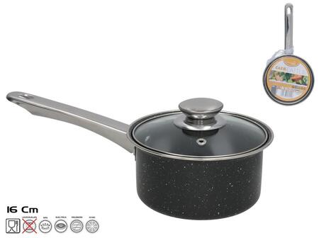 Katliņš ar vāku 16 cm, 16x31,5x11 cm, KITCHEN&GO (8445393534558)