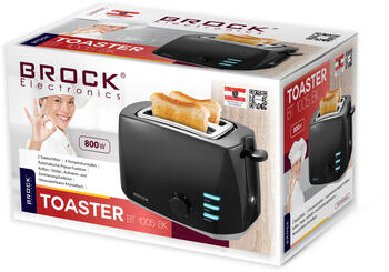 Тостер BROCK BT 1005 BK, 800 Вт (BT 1005 BK)